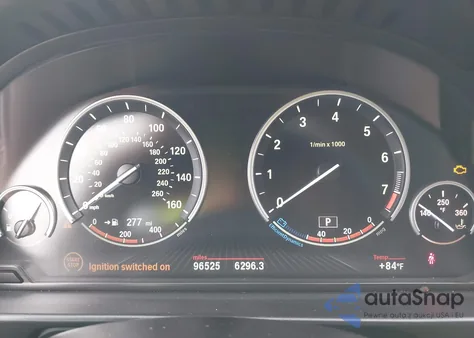 2014 BMW 535I из США, поврежденный, VIN WBA5B1C52ED476521